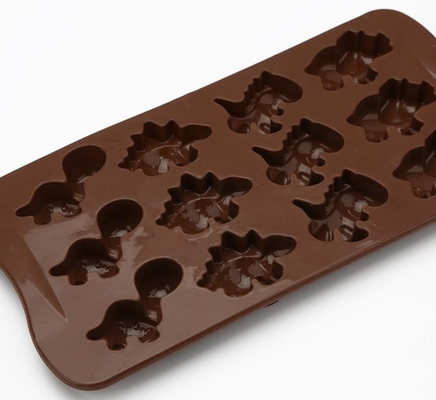 恐竜の休日のシリコーン チョコレートは有害なブラウン色を非形成します