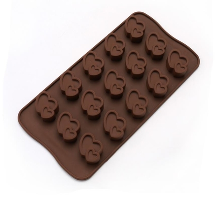 ハート形のクッキーのシリコーン チョコレートは容易な満ちるディッシュウォッシャーの金庫を形成します