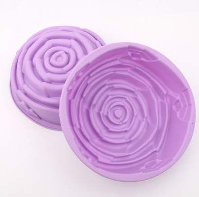 普通サイズのシリコーンのbakingMolds、型のFDAを飾るケーキは承認した