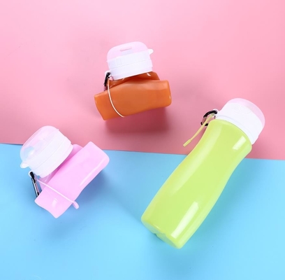 450ML bpaの注文の印刷のロゴの自由な水差しのFDAのシリコーンの水差し