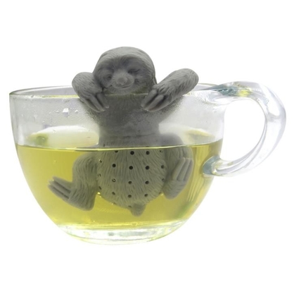 動物の怠惰は自由な灰色色の食品等級のシリコーンの茶infuser BPAを形づけました