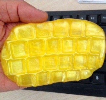 17.5*12cmの多彩な極度のきれいなネバネバしたゲルの魔法のキーボードのクリーニングの混合物