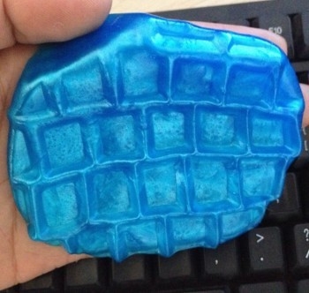 17.5*12cmの多彩な極度のきれいなネバネバしたゲルの魔法のキーボードのクリーニングの混合物