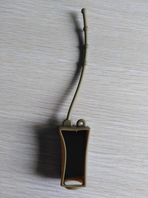手のSanitizerのためのPPのびんが付いている黒い色29MLのシリコーンの徳利立て
